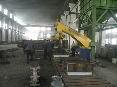 Resin sand production line